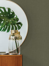 Advantage Hoshi Green Woven Wallpaper