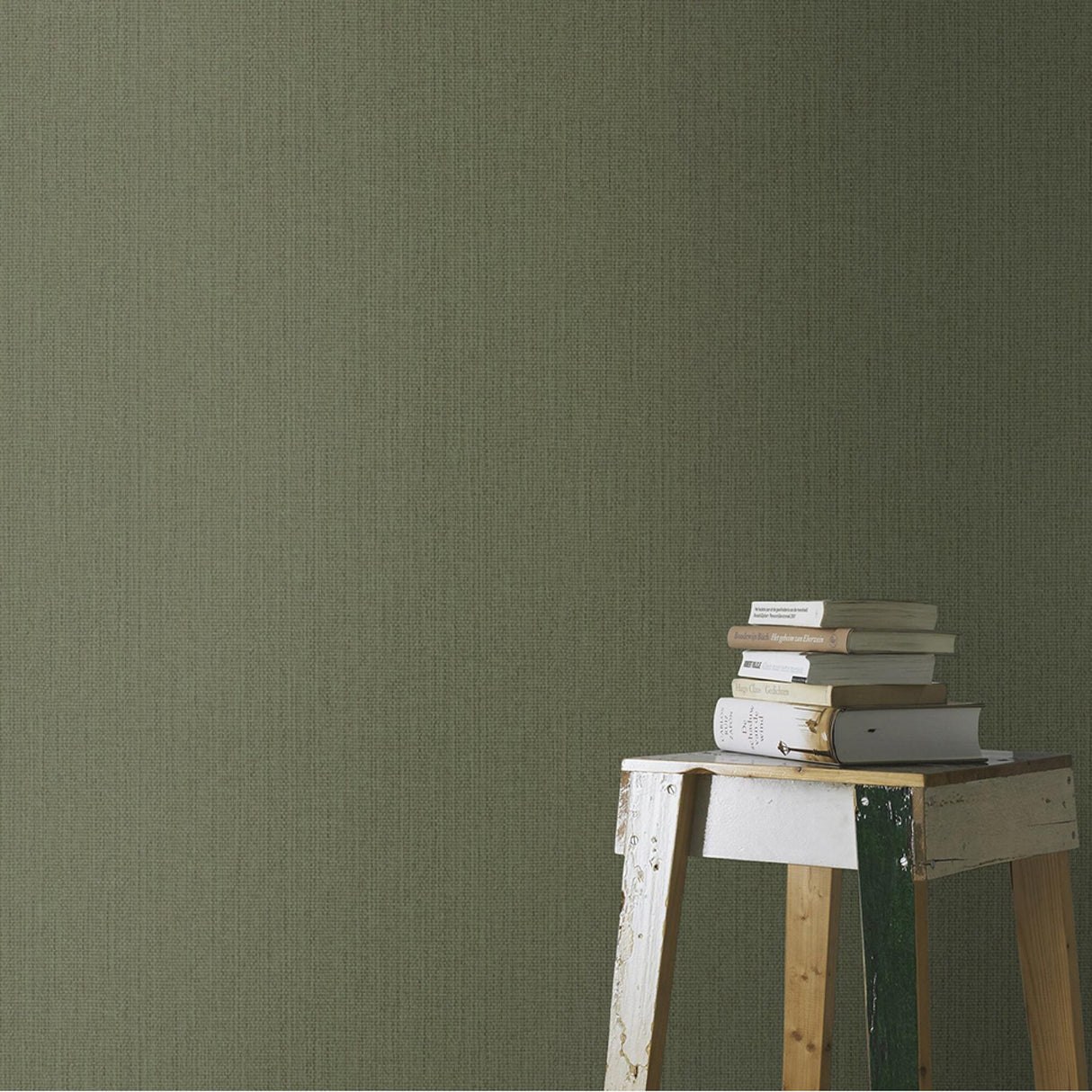 Advantage Hoshi Green Woven Wallpaper