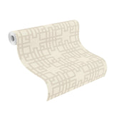 Advantage Mana White Trellis Wallpaper