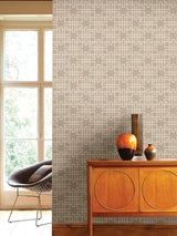 Advantage Mana Beige Trellis Wallpaper