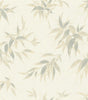 Advantage Minori White Leaves Wallpaper