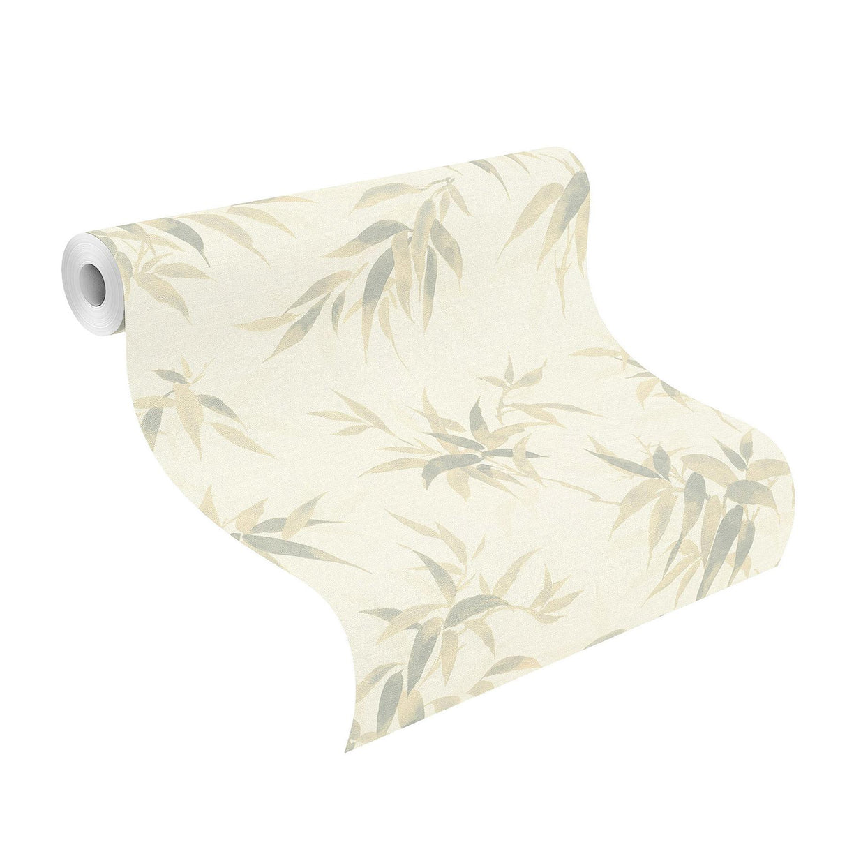 Advantage Minori White Leaves Wallpaper