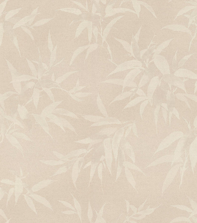 Advantage Minori Beige Leaves Wallpaper