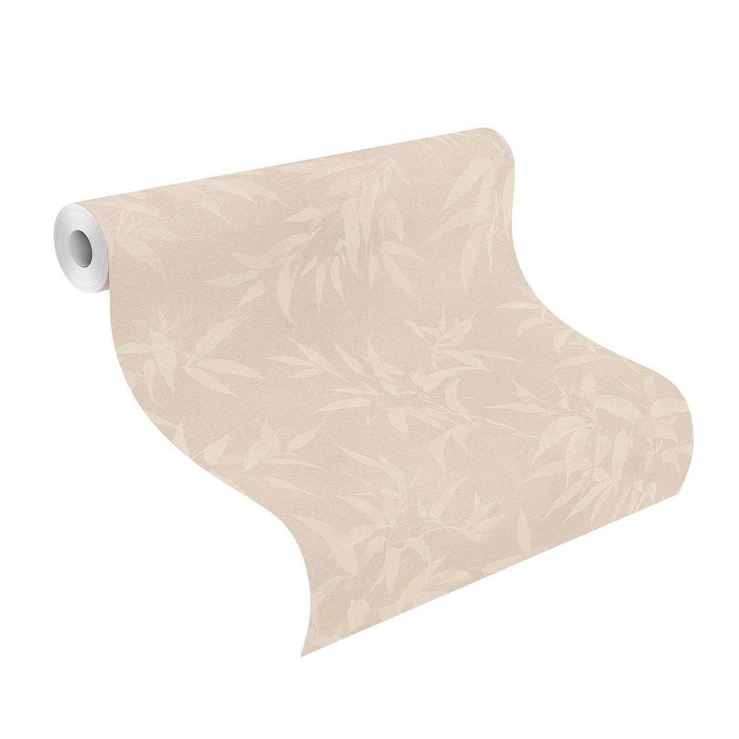 Advantage Minori Beige Leaves Wallpaper – DecoratorsBest