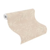 Advantage Minori Beige Leaves Wallpaper