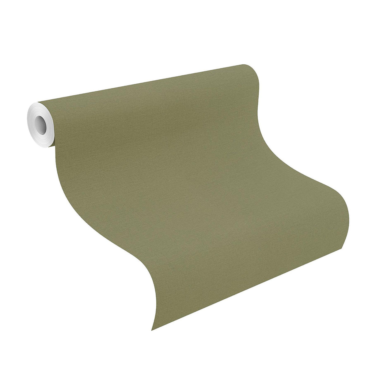 Advantage Umi Green Faux Linen Wallpaper