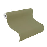 Advantage Umi Green Faux Linen Wallpaper