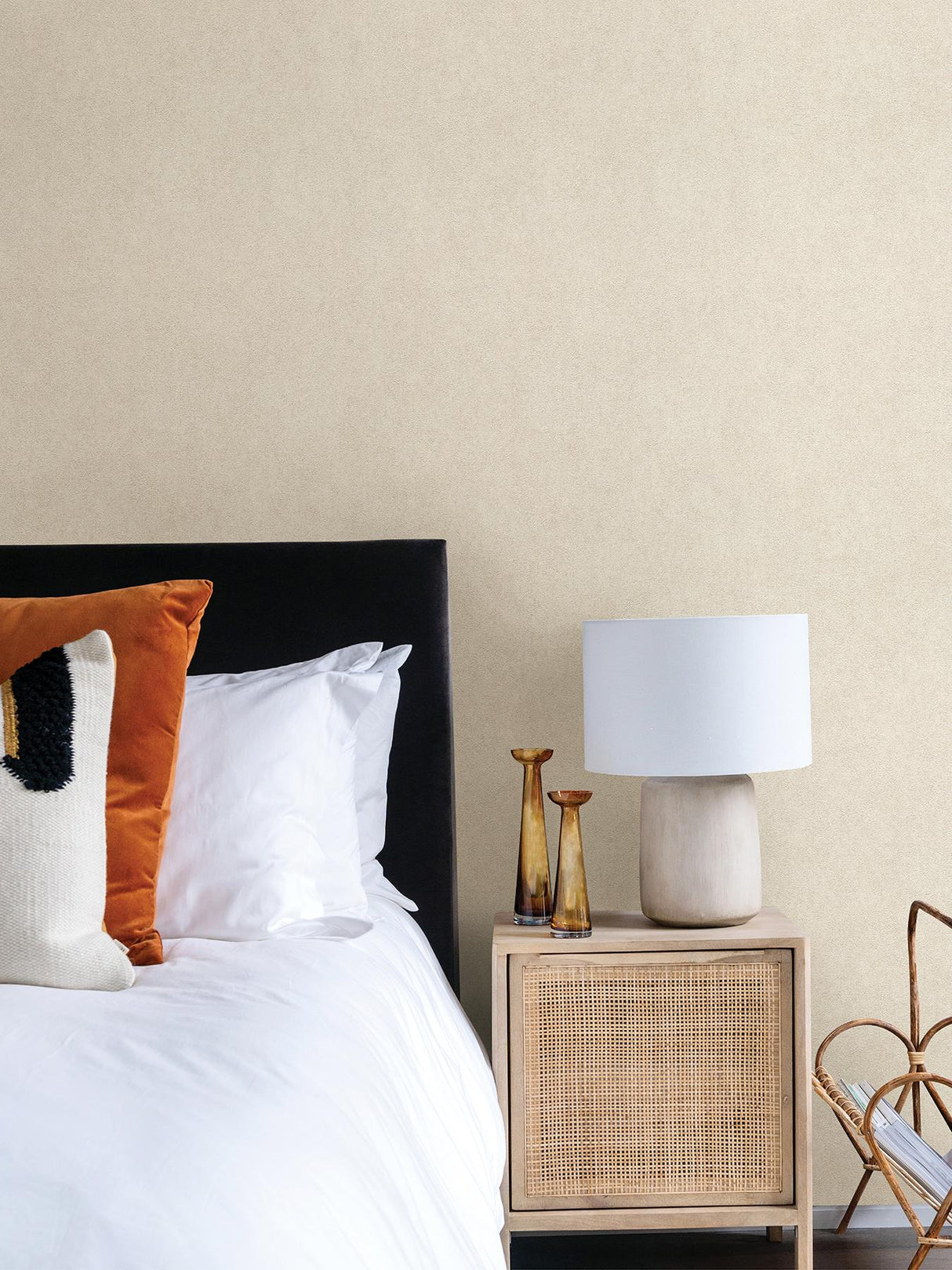 Advantage Etsu Beige Distressed Wallpaper