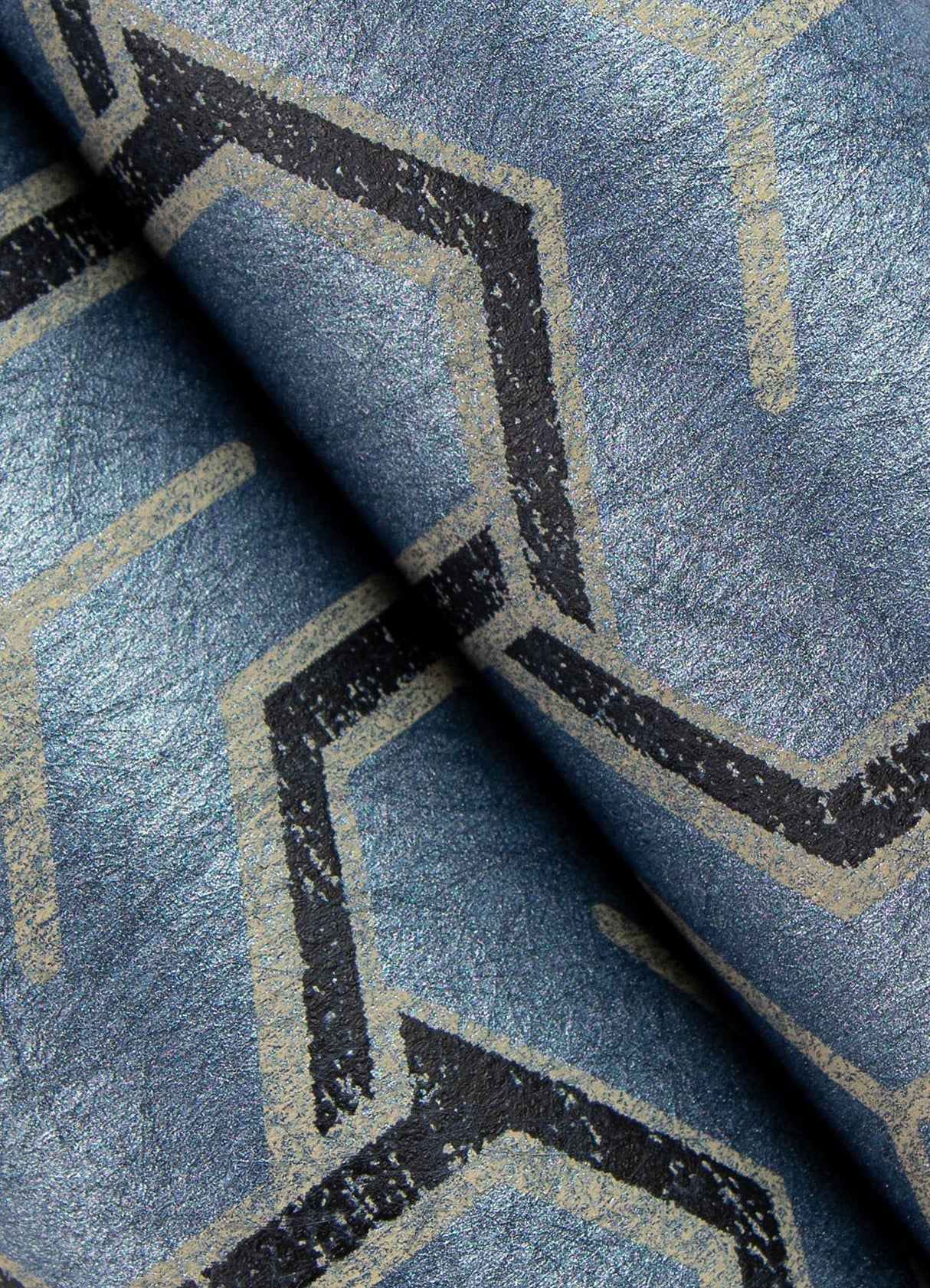 Advantage Gautier Blue Tessellate Wallpaper