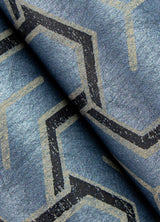 Advantage Gautier Blue Tessellate Wallpaper