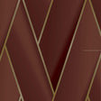 Advantage Manfred Ruby Modern Herringbone Wallpaper