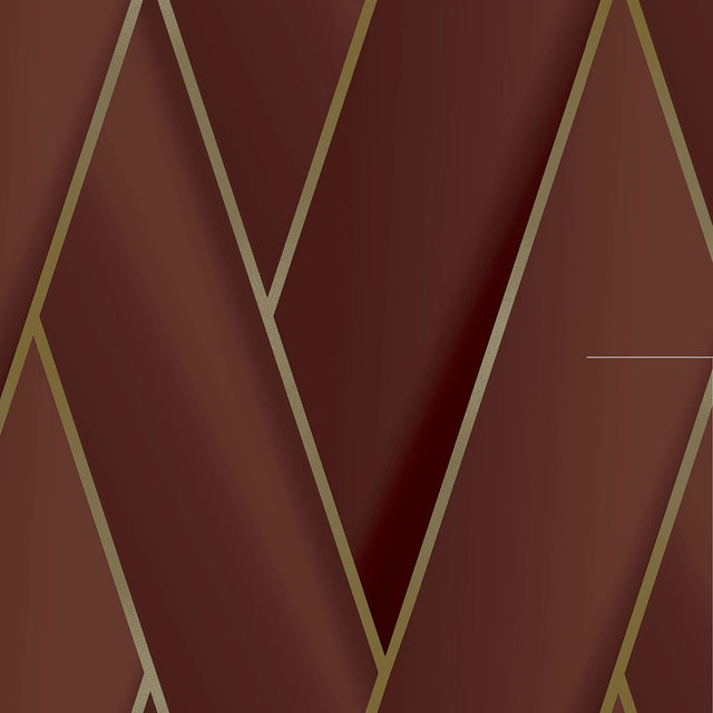 Advantage Manfred Ruby Modern Herringbone Wallpaper