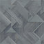 Advantage Cassian Denim Wood Geometric Wallpaper