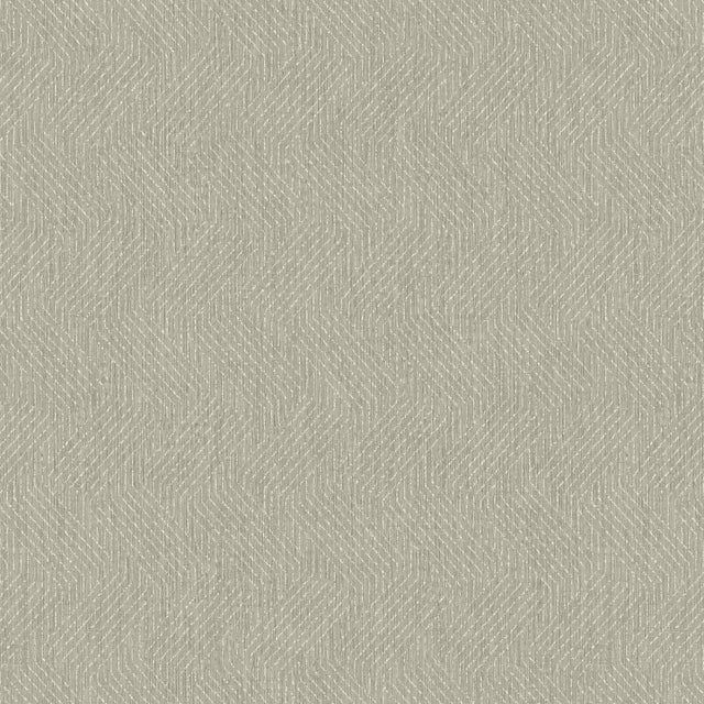 Advantage Elbert Taupe Zig Zag Wallpaper