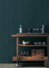 Advantage Sutton Teal Textured Geometric Wallpaper
