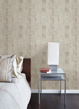 Advantage Redmond Ivory Textured Geometric Wallpaper