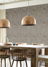 Advantage Redmond Sterling Textured Geometric Wallpaper