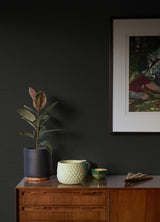 Advantage Estefan Black Distressed Texture Wallpaper