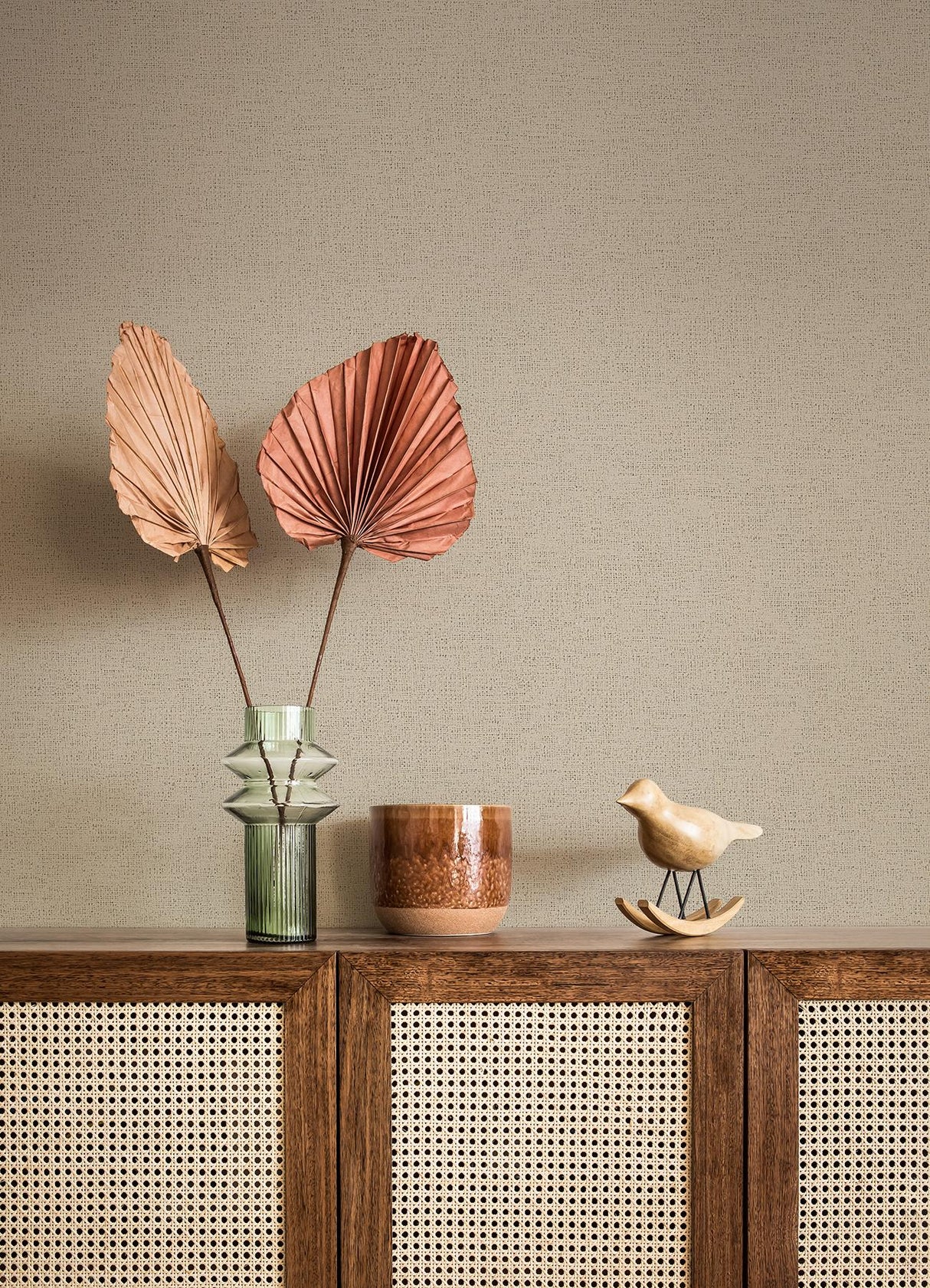 Advantage Estefan Neutral Distressed Texture Wallpaper