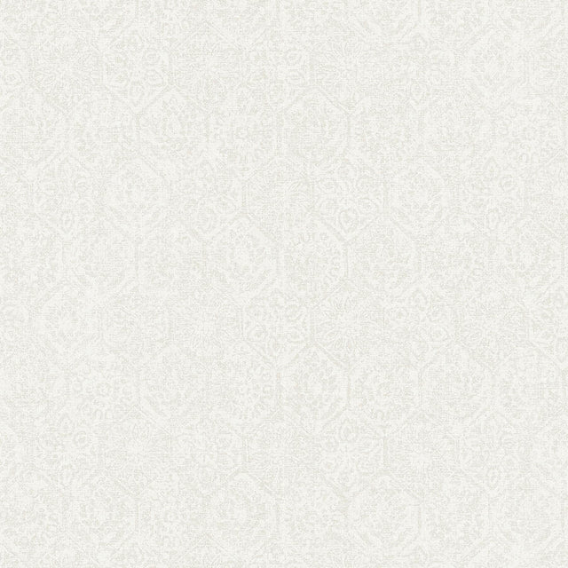 Advantage Edsel Cream Geometric Wallpaper