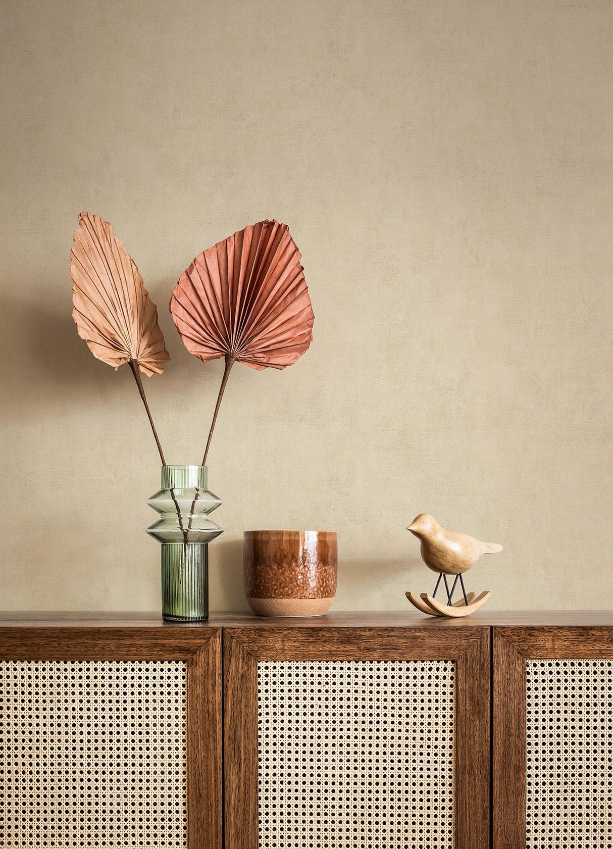 Advantage Riomar Cream Distressed Texture Wallpaper
