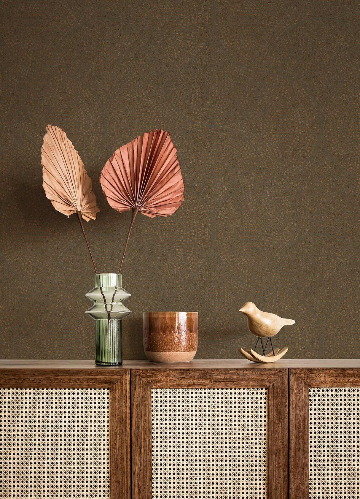 Advantage Bel Air Copper Fan Wallpaper