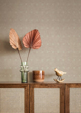 Advantage Peugot Maroon Geometric Wallpaper