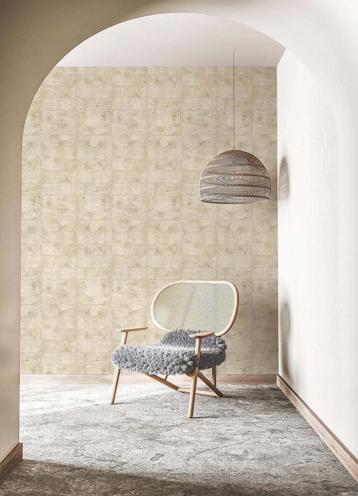 Advantage Clay Bone Stone Wallpaper
