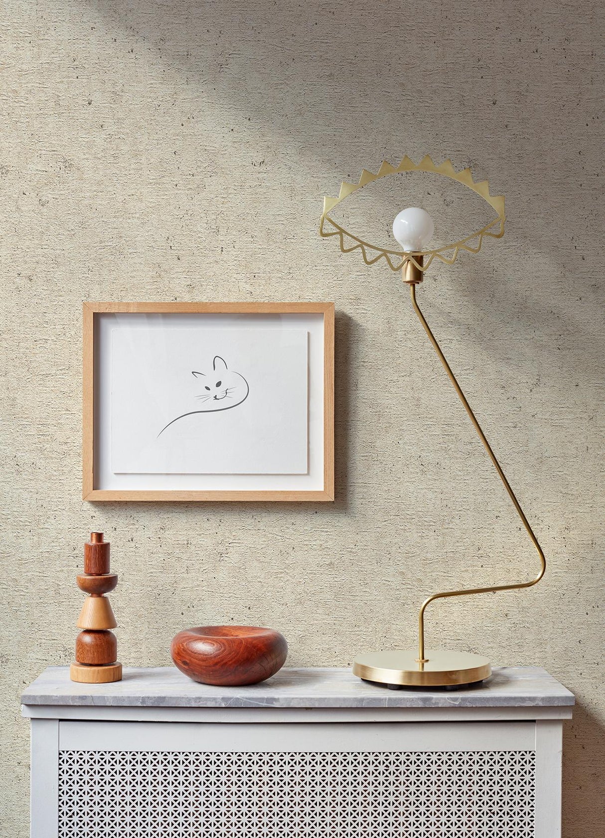 Advantage Cain Taupe Rice Texture Wallpaper