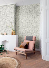 Advantage Colm Charcoal Birch Wallpaper