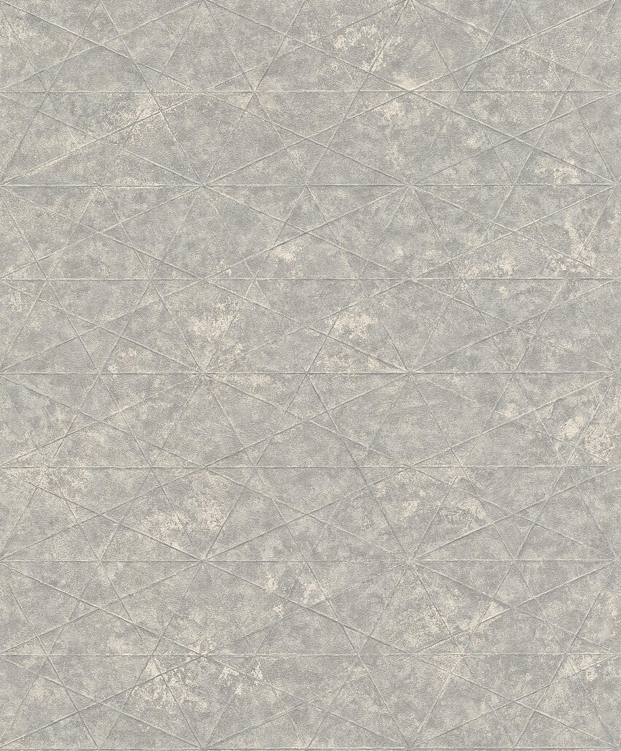 Advantage Seth Light Grey Triangle Wallpaper