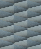 Advantage Shae Indigo Geo Wallpaper