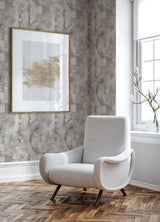 Advantage Abe Light Grey Geo Wallpaper