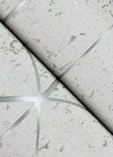 Advantage Hayden White Concrete Trellis Wallpaper