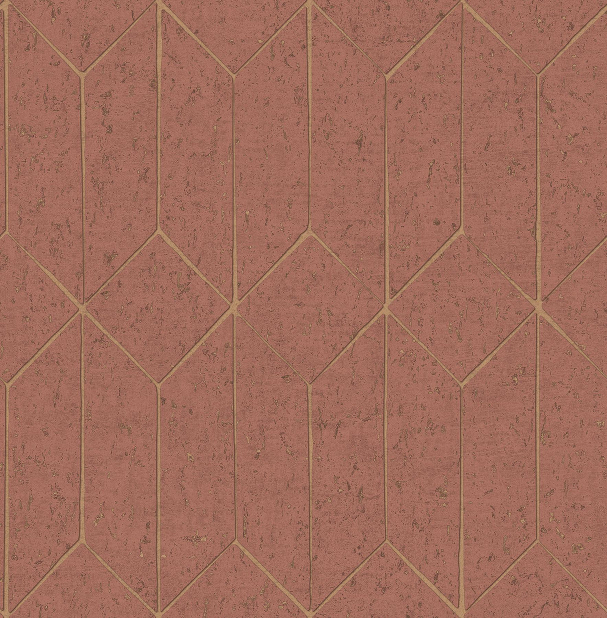 Advantage Hayden Raspberry Concrete Trellis Wallpaper