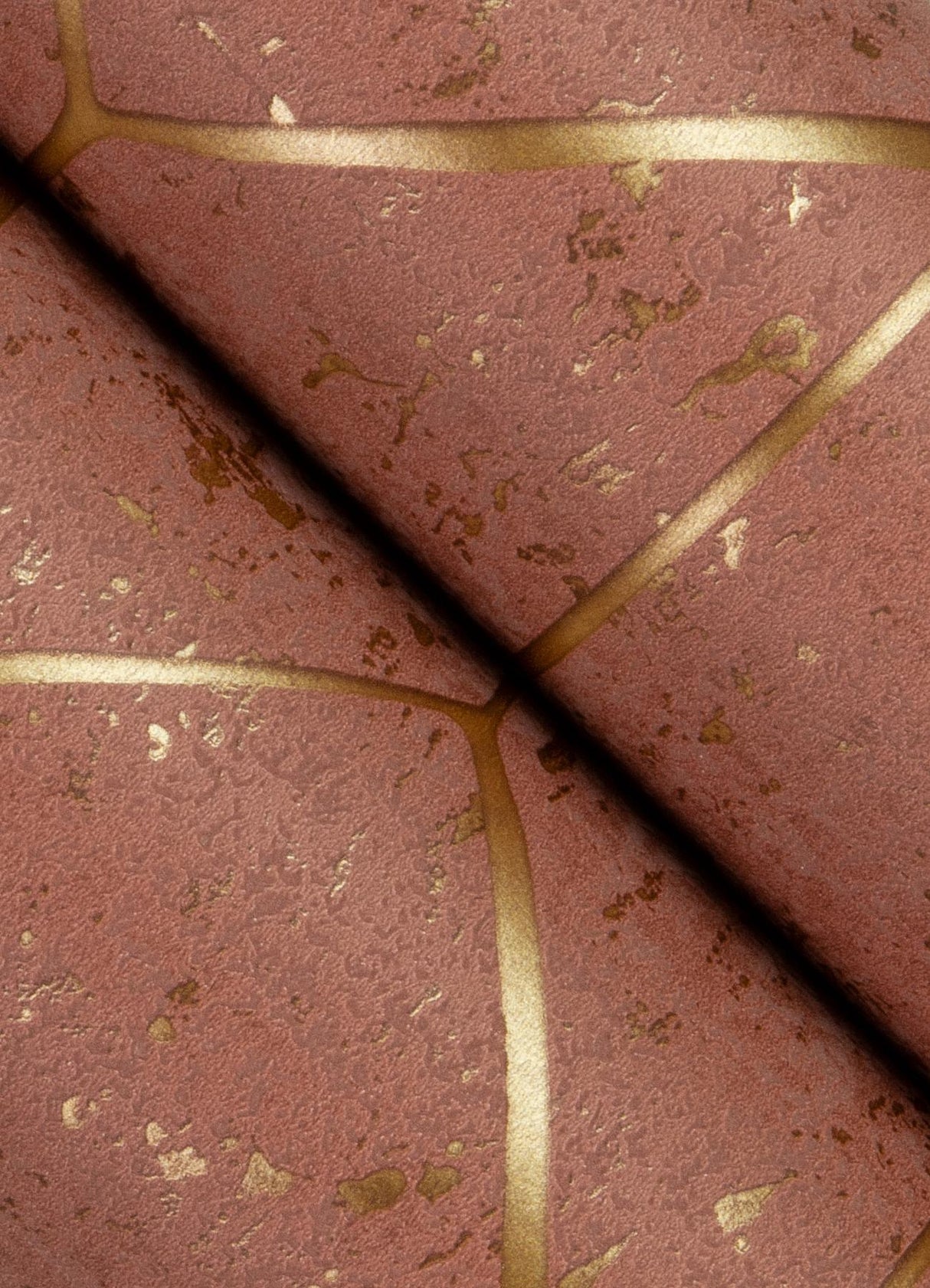 Advantage Hayden Raspberry Concrete Trellis Wallpaper