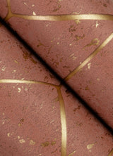Advantage Hayden Raspberry Concrete Trellis Wallpaper