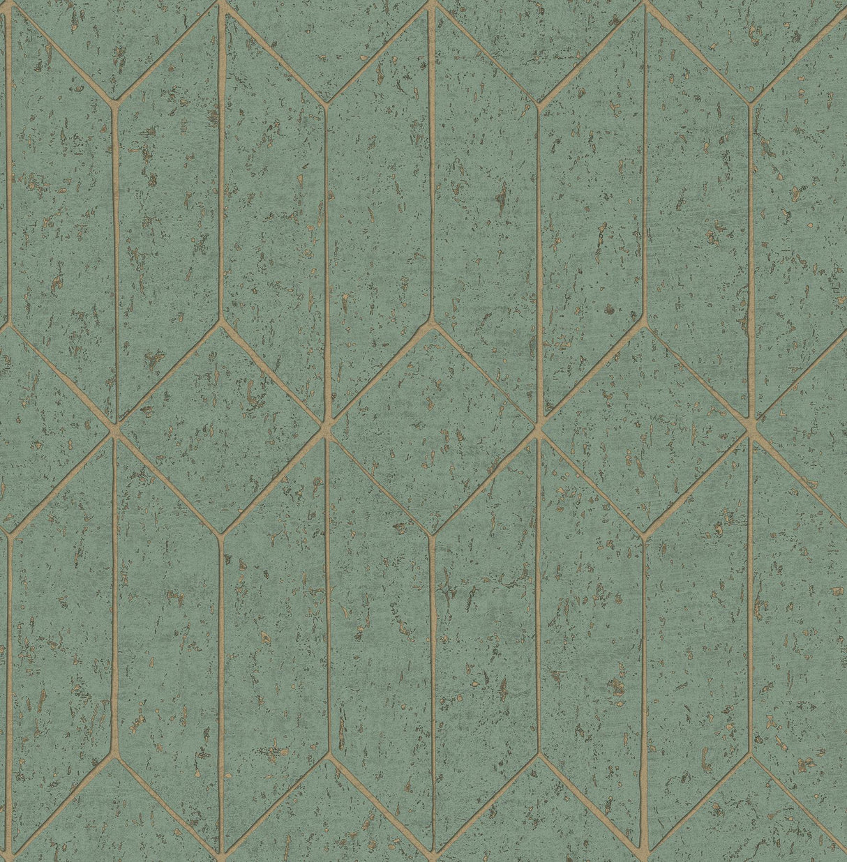 Advantage Hayden Mint Concrete Trellis Wallpaper