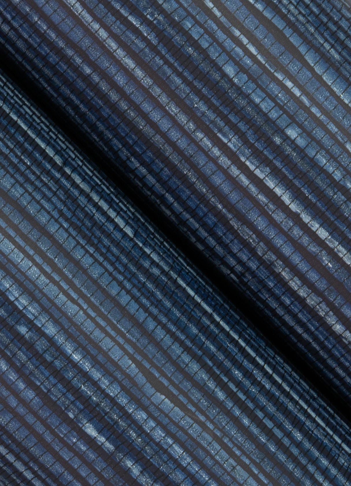 Advantage Alton Indigo Faux Grasscloth Wallpaper