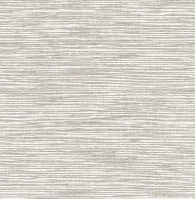 Advantage Alton Light Grey Faux Grasscloth Wallpaper