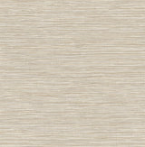 Advantage Alton Taupe Faux Grasscloth Wallpaper