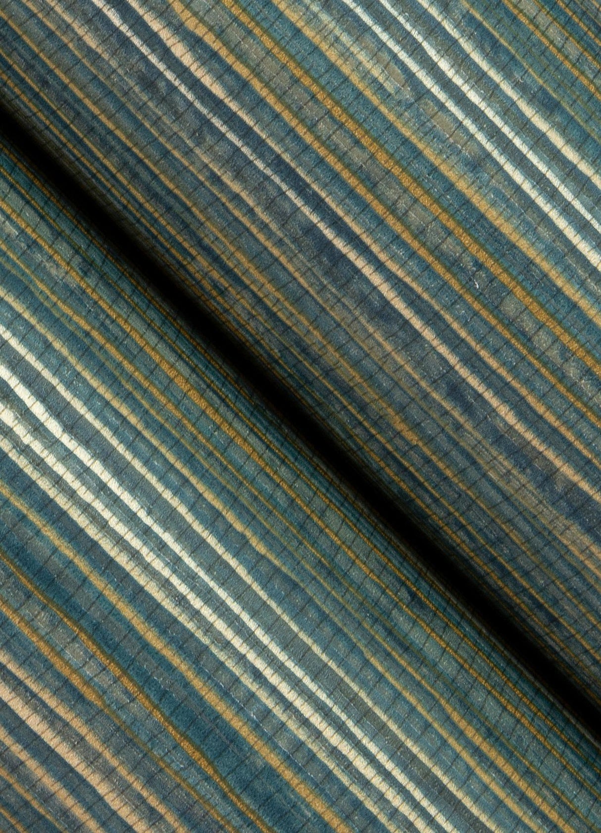 Advantage Alton Teal Faux Grasscloth Wallpaper