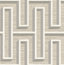 Advantage Henley Taupe Geometric Grasscloth Wallpaper