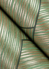 Advantage Ember Copper Geometric Basketweave Wallpaper