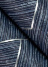 Advantage Ember Indigo Geometric Basketweave Wallpaper