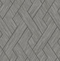 Advantage Ember Grey Geometric Basketweave Wallpaper