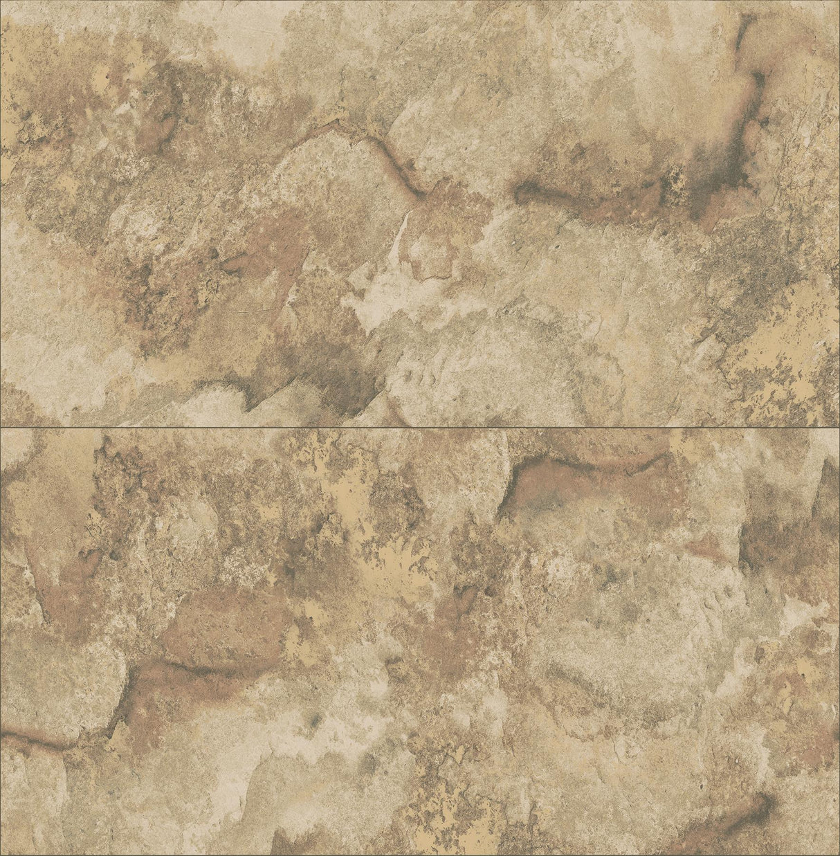 Advantage Aria Light Brown Marbled Tile Wallpaper