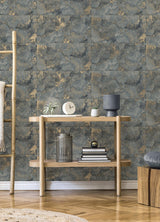 Advantage Aria Slate Marbled Tile Wallpaper