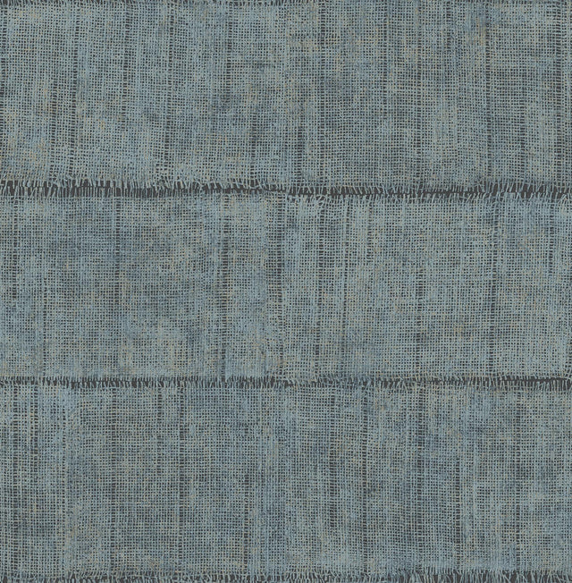 Advantage Blake Denim Texture Stripe Wallpaper
