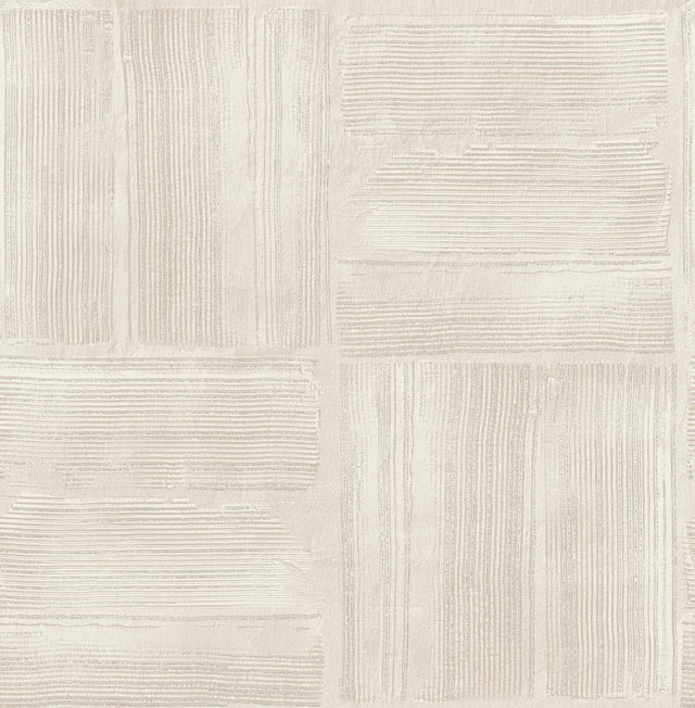 Advantage Jasper Ivory Block Texture Wallpaper